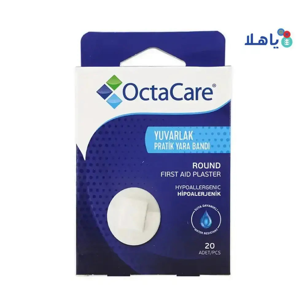 Octamed - Octacare First Aid Plaster Round 20pcs - 140 - Pharmazone - 