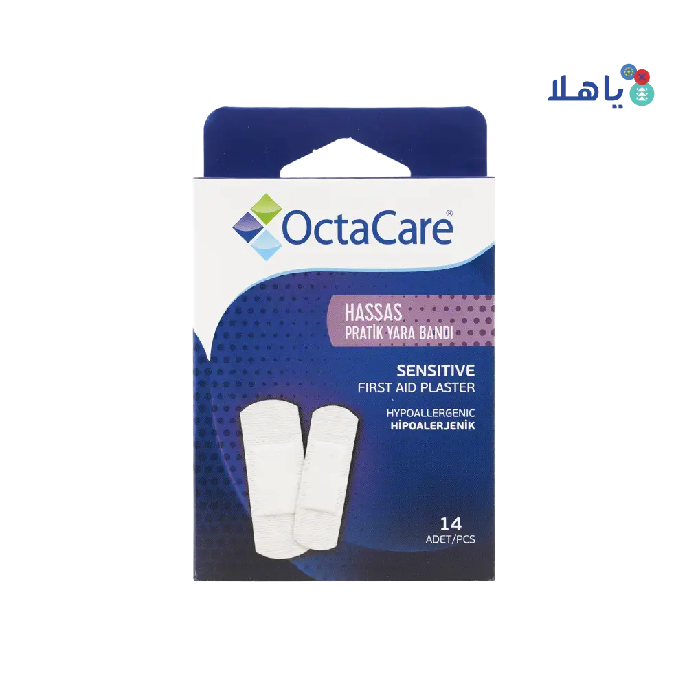 Octacare First Aid Plaster Sensitive 14pcs-180