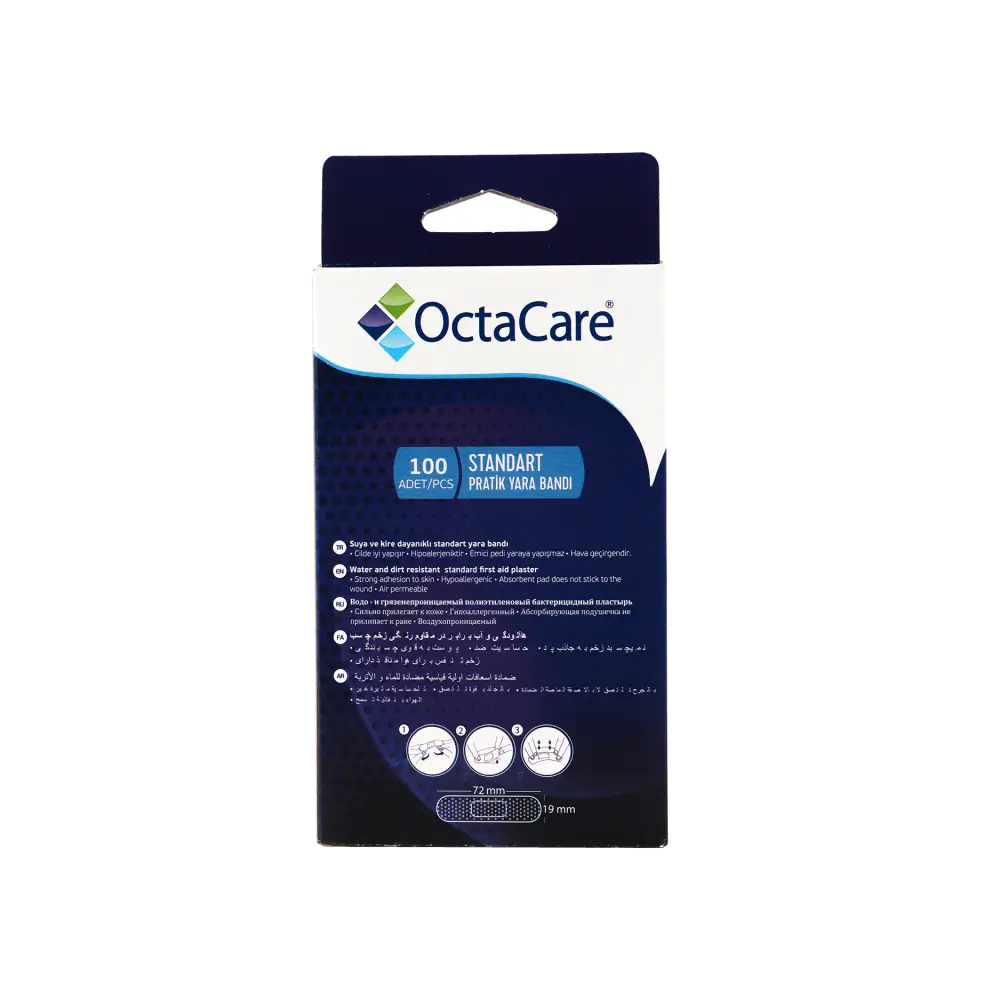 Octacare First Aid Plaster Standard 100pcs-121