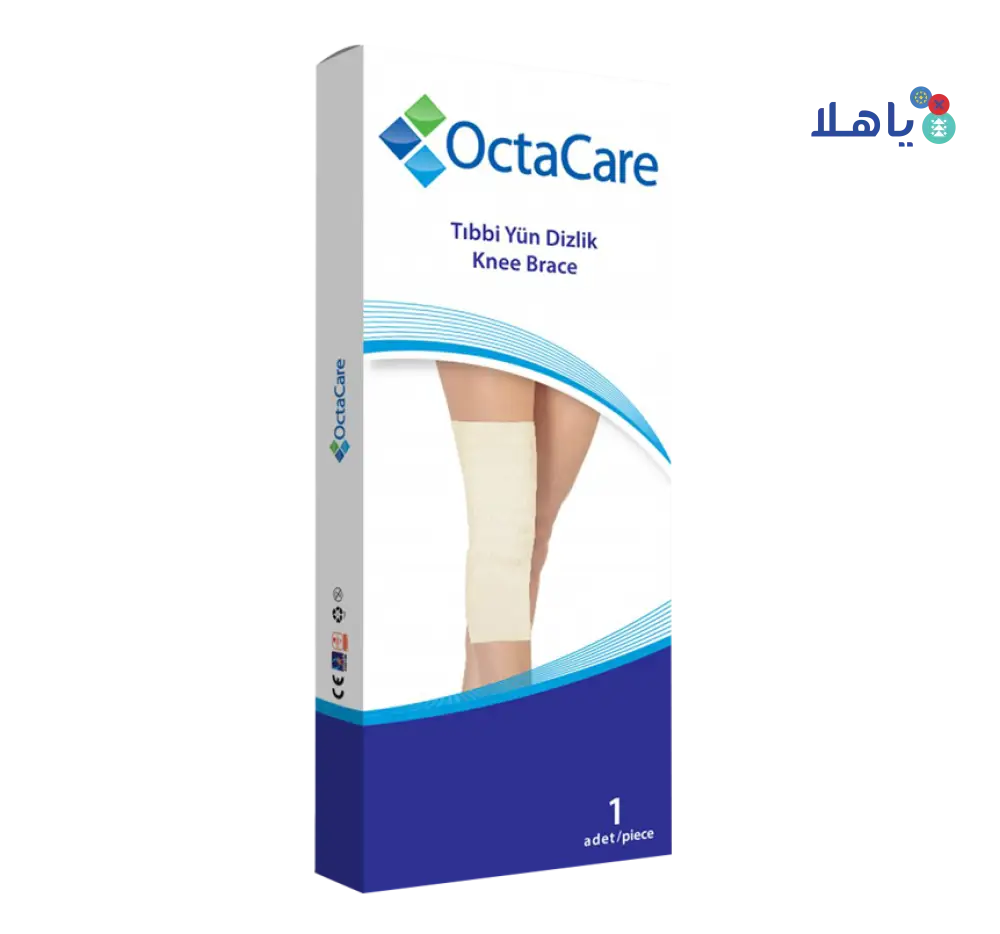 OCTACARE KNEE BRACE WHITE SIZE-L 42504