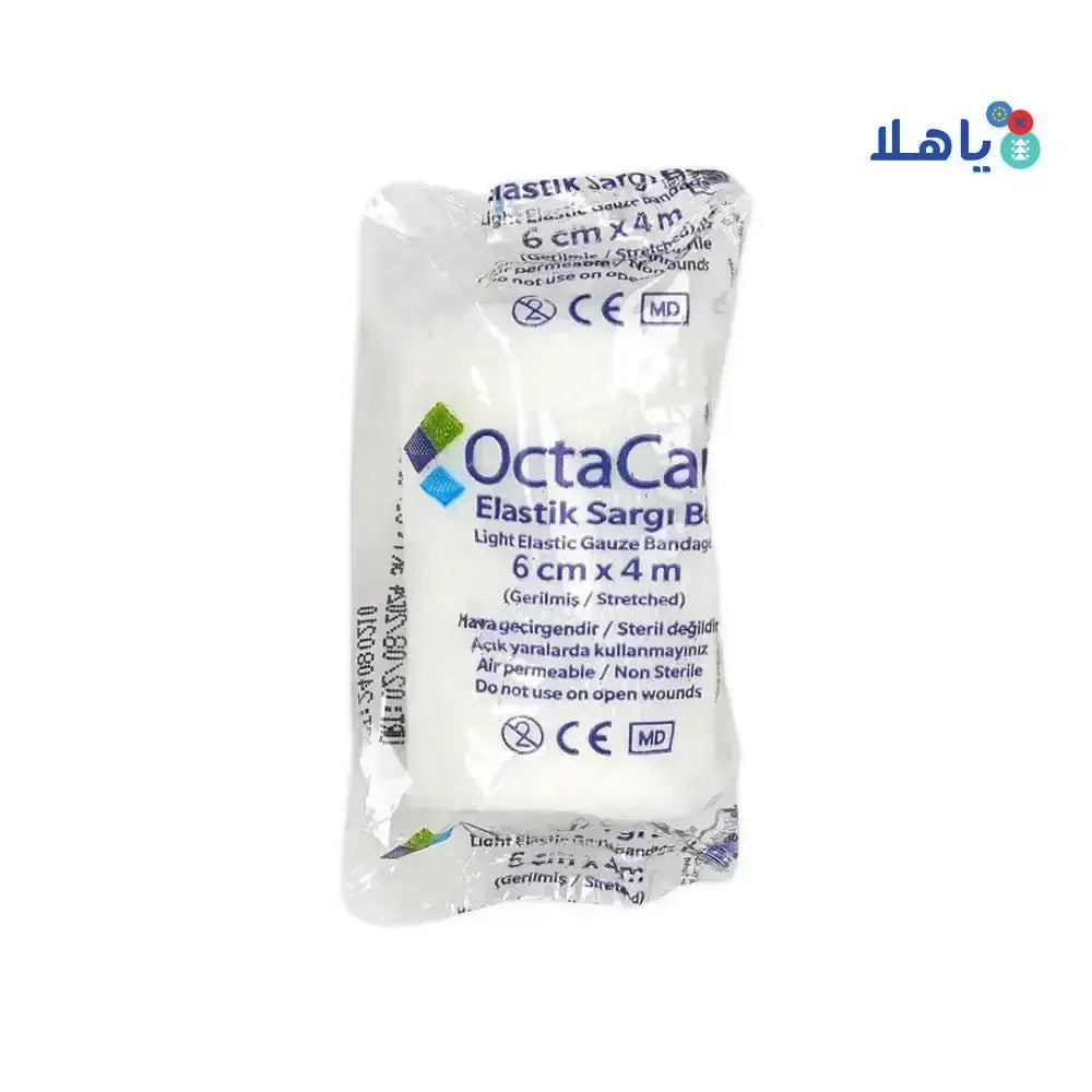 Octamed - Octacare Light Elastic Gauze Bandage 6cmx4m 1pc - 2306 - Pharmazone - 