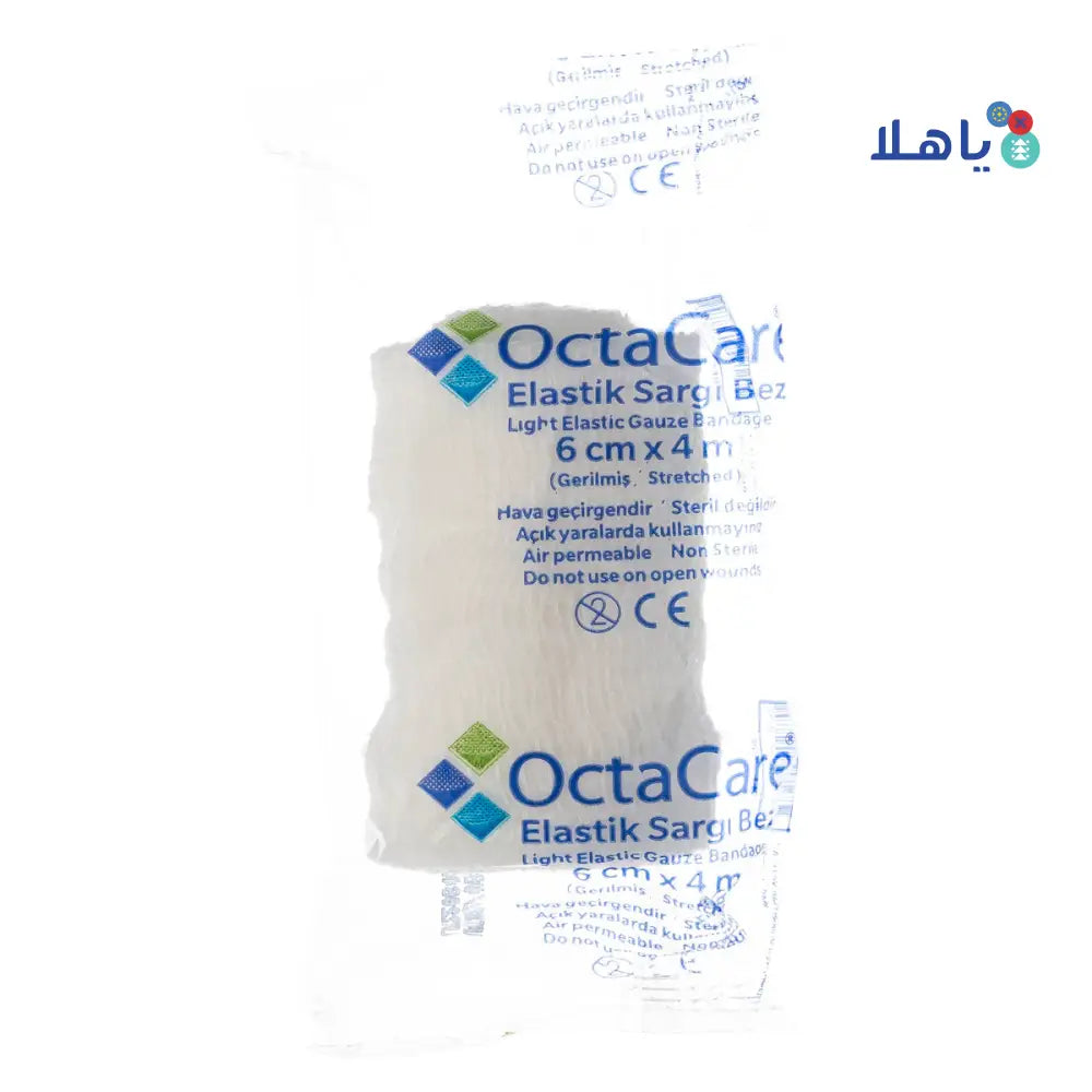 Octacare Light Elastic Gauze Bandage 6cmx4m 1pc-2306