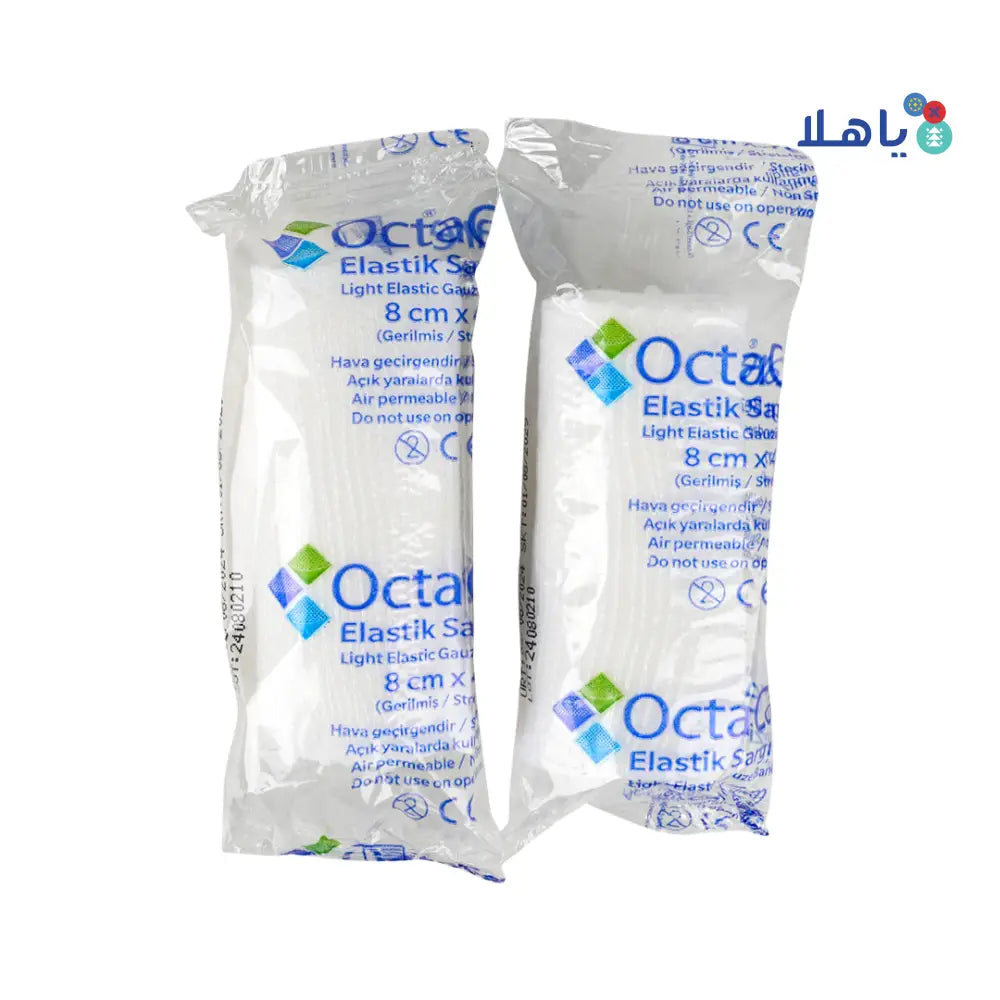 Octacare Light Elastic Gauze Bandage 8Cmx4M Set