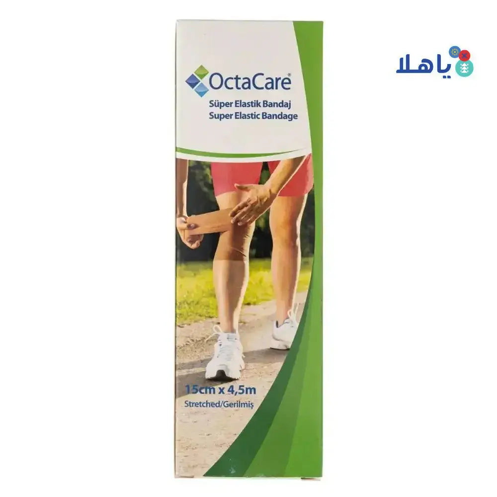 Octamed - Octacare Super Elastic Bandage 15cmx4.5m - 24154 - Pharmazone - 