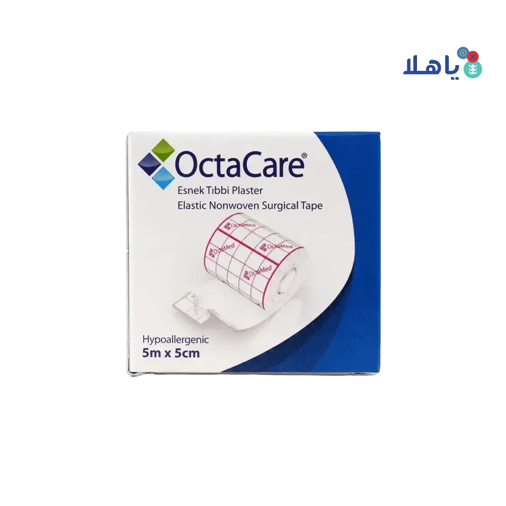 Octamed - Octacare Surgical Tape Elastic Nonwoven 5cm - 15505 - Pharmazone - 