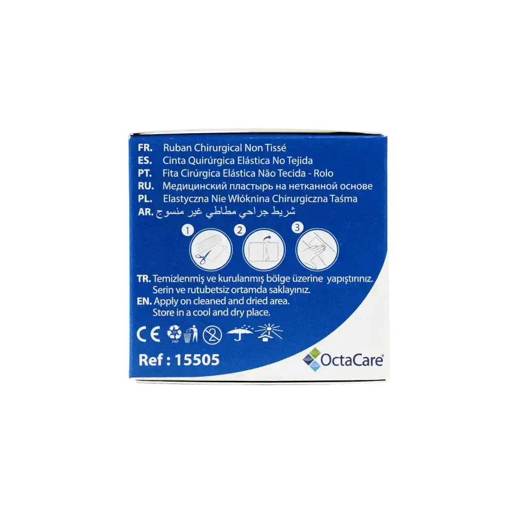 Octamed - Octacare Surgical Tape Elastic Nonwoven 5cm - 15505 - Pharmazone - 