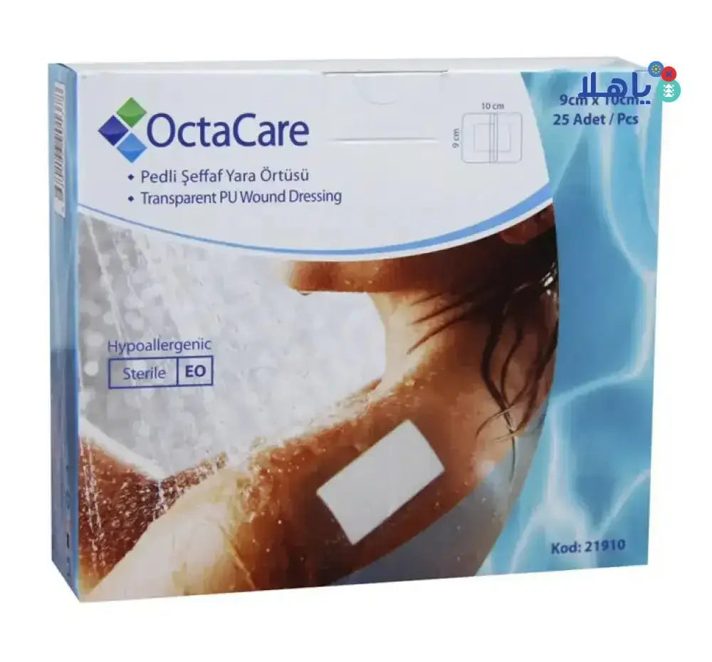 Octamed - Octacare Waterproof Wound Plaster 9x10cm 1pc - 21910 - Pharmazone - 