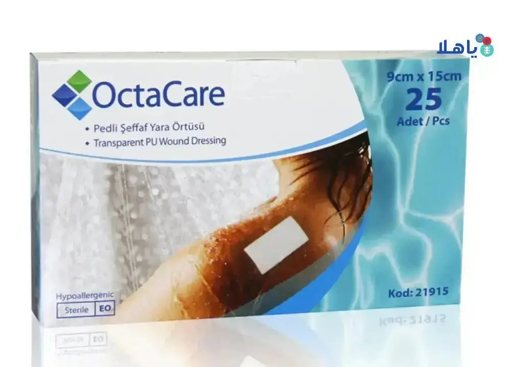 Octamed - Octacare Waterproof Wound Plaster 9x15cm 1pc - 21915 - Pharmazone - 