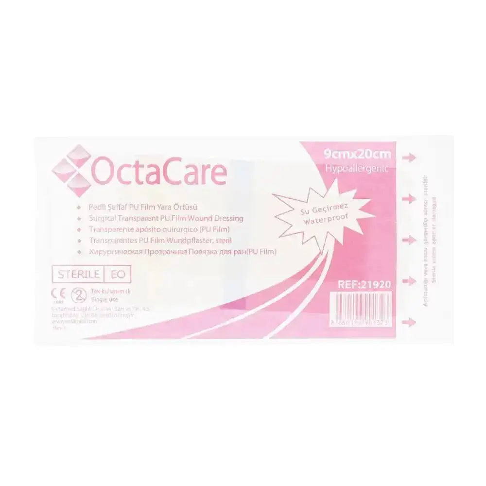 Octamed - Octacare Waterproof Wound Plaster 9x20cm 1pc - 21920 - Pharmazone - 