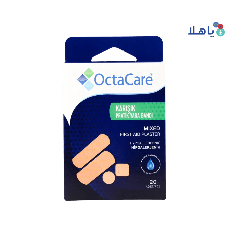 Octamed - Octacare First Aid Plaster Assorted Sizes 20pcs - 130 - Pharmazone - 