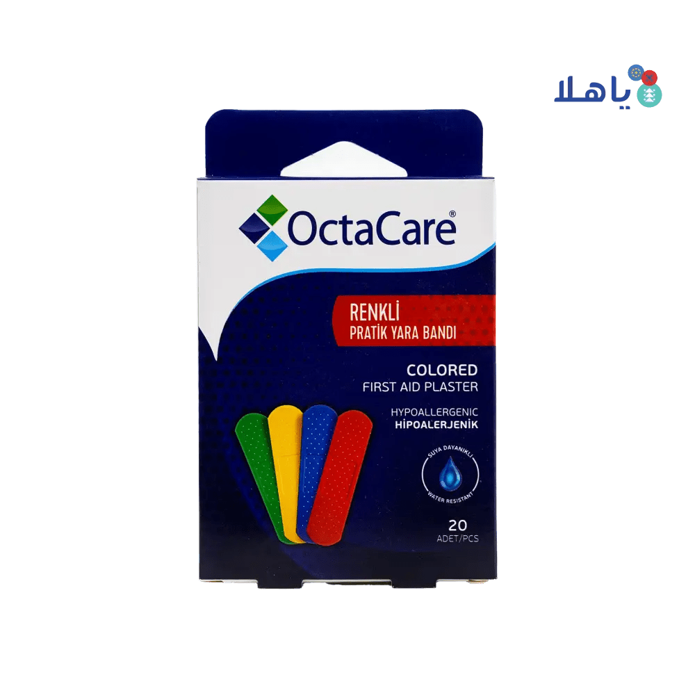 Octamed - Octacare First Aid Plaster Colored 20pcs - 230 - Pharmazone - 