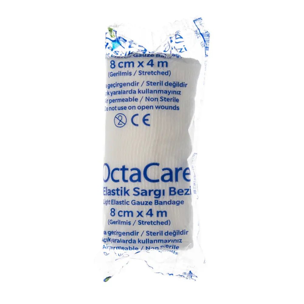 Octamed - Octacare Light Elastic Gauze Bandage 8cmx4m 1pc - 2308 - Pharmazone - 