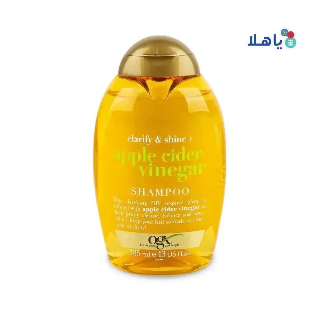 J&J OGX - OGX APPLE CIDER VINEGAR SHAMPOO 385ML - Pharmazone - 