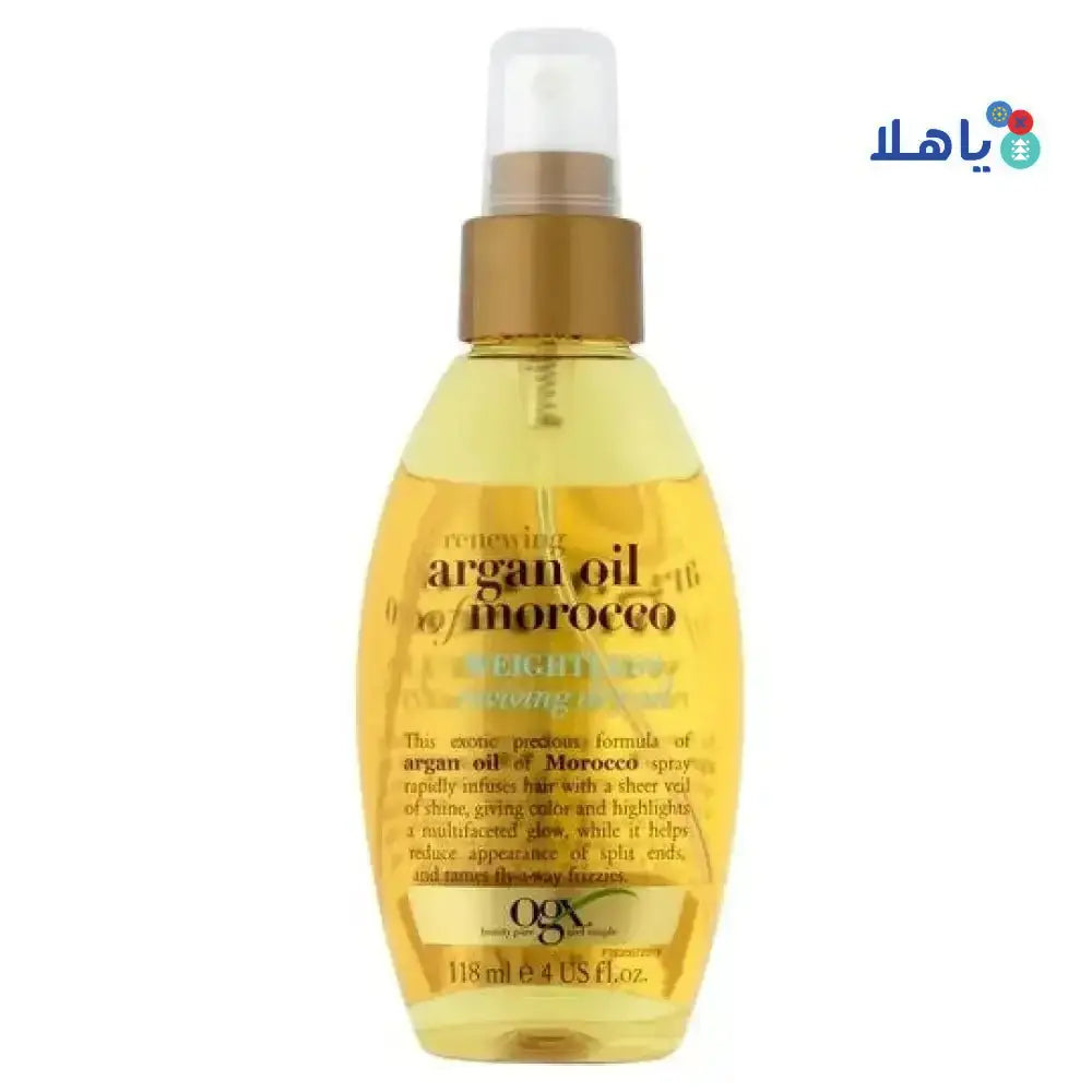 J&J OGX - Ogx Argan Oil of Morocco Dry Oil Mist 118ml - Pharmazone - 