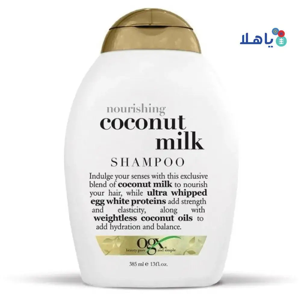 J&J OGX - OGX Coconut Milk Shampoo 385Ml - Pharmazone - 