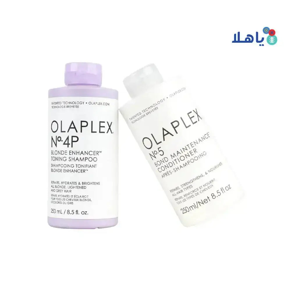 OLAPLEX - OLAPLEX NO.4P Toning Shampoo + NO.5 Conditioner Set - Pharmazone - 