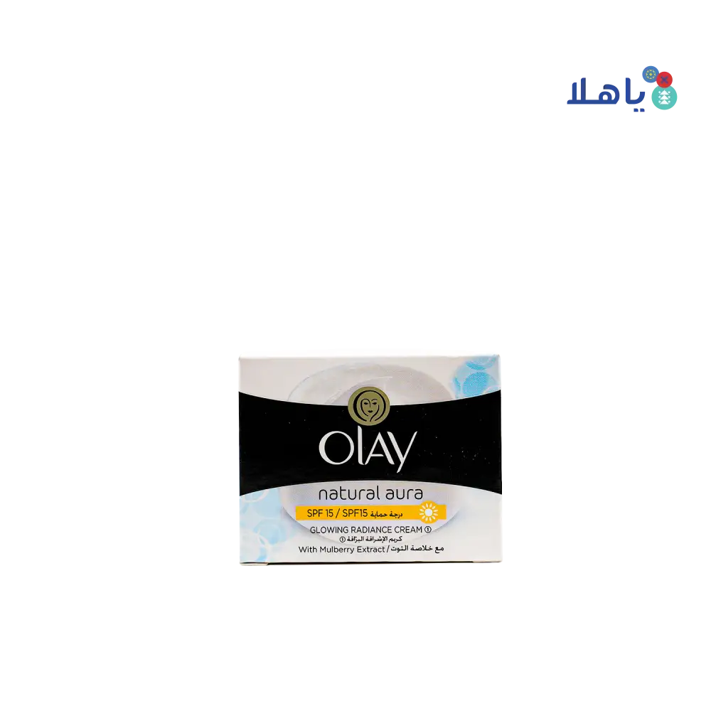 Olay Natural Aura Glowing Radiance Spf15 Cream 50G