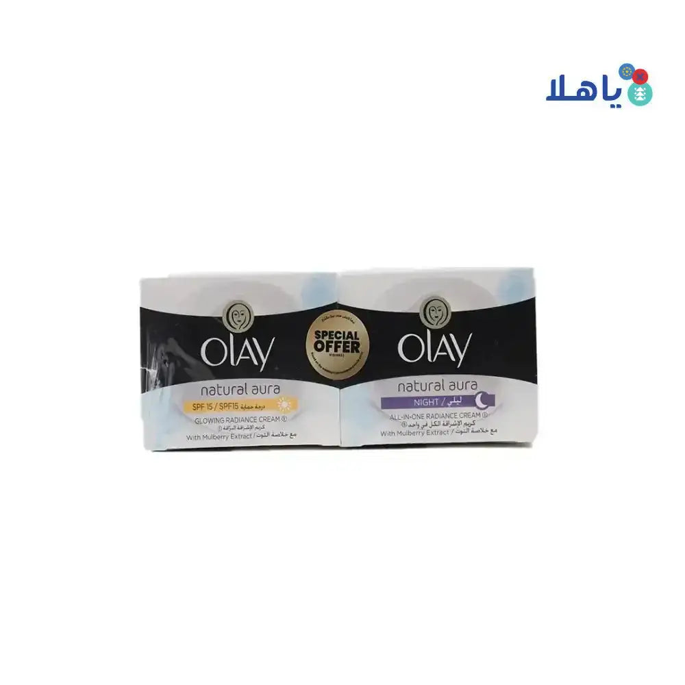 Olay - Olay Natural Aura Glowing Spf15+Night Radiance Cream 50G 20% - Pharmazone - 