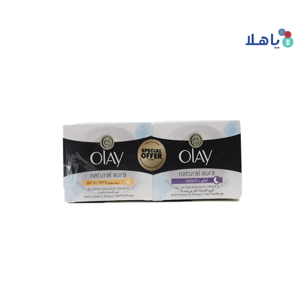 Olay Natural Aura Glowing Spf15+Night Radiance Cream 50G 20%