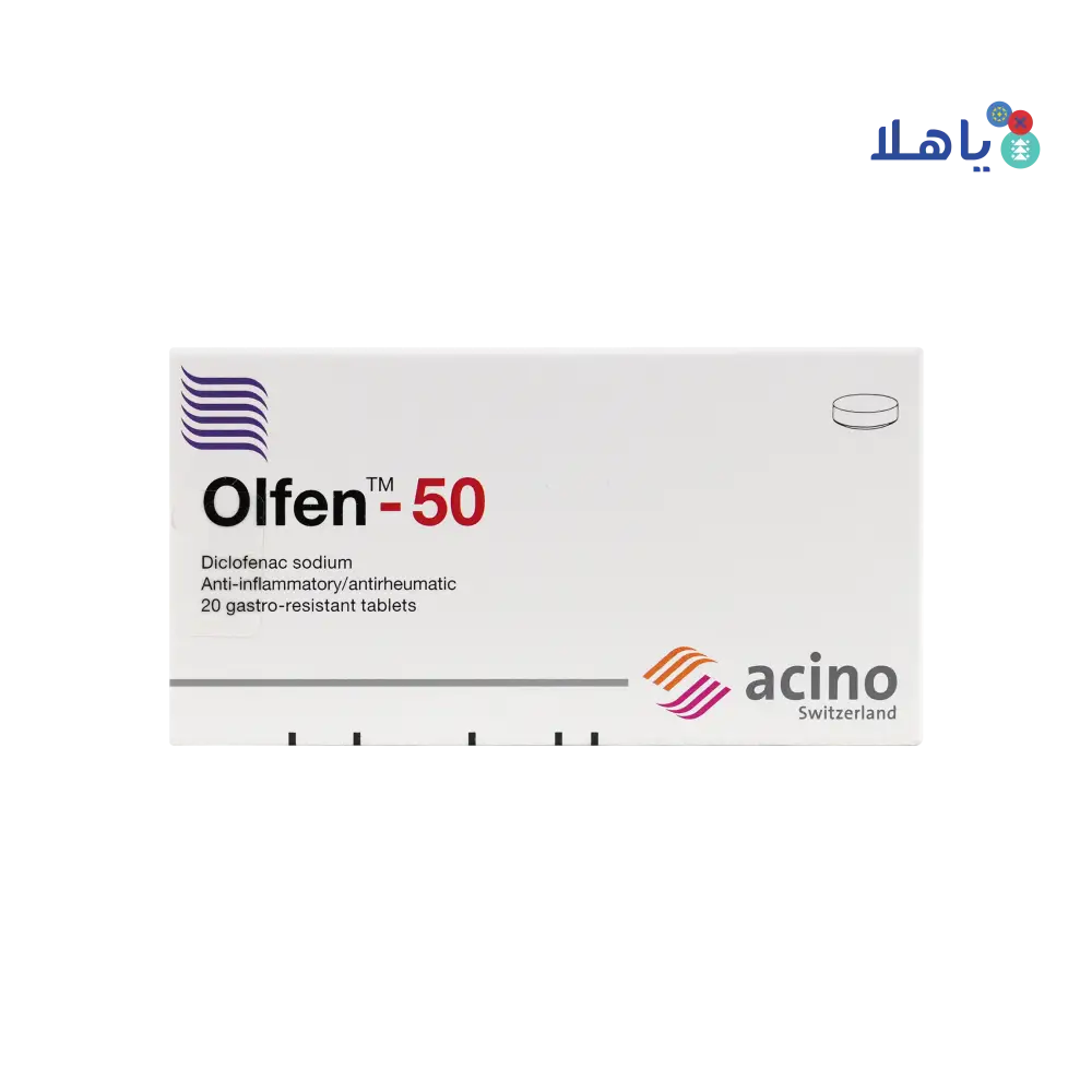 OLFEN 50 MG 20 TAB