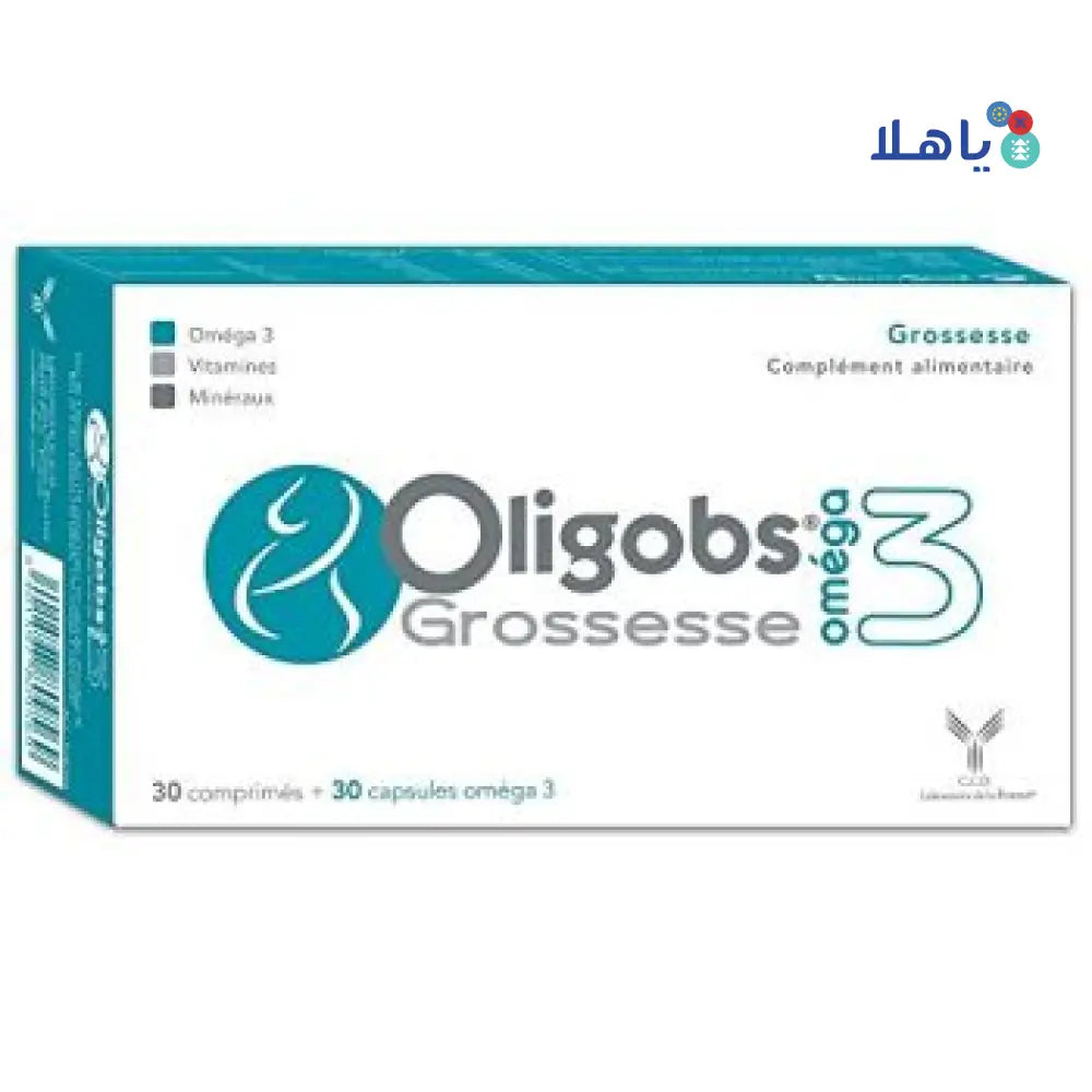 OLIGOBS GROSSESSE OMEGA3 30TAB + 30SOFT GELS