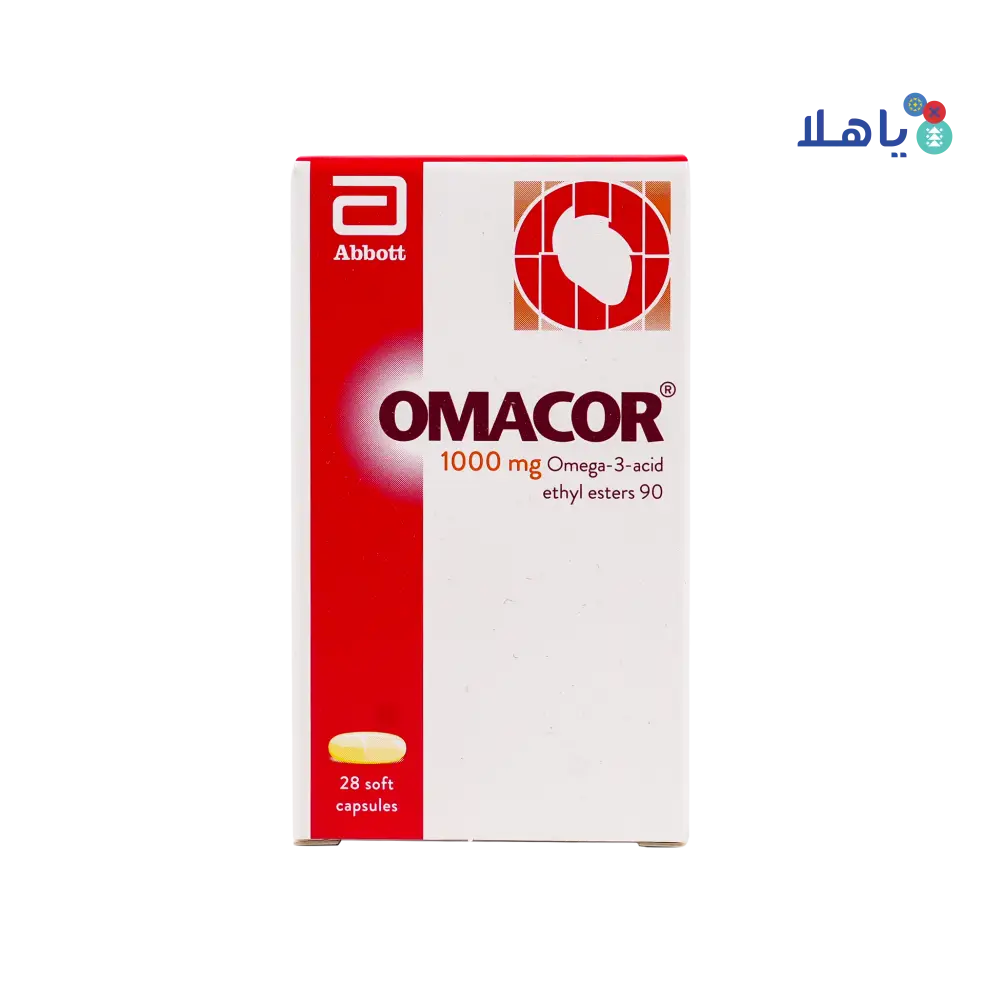 OMACOR 1000MG 28 CAPSULES