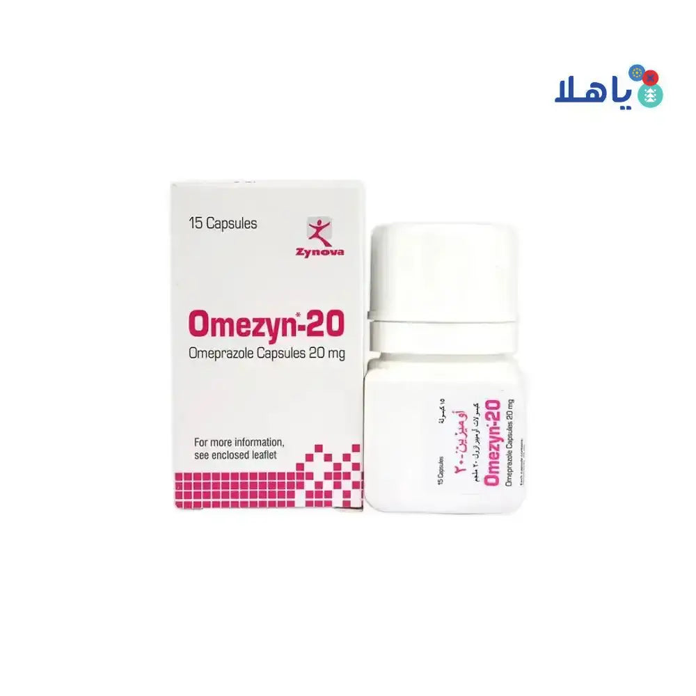 ZYNOVA - OMEZYN 20MG 15 CAP - Pharmazone - 