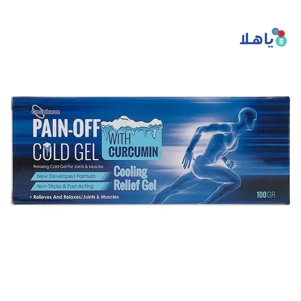 OMIPHARM - Omipharm Pain - Off Cold Gel With Curcumin 100gr - Pharmazone - 