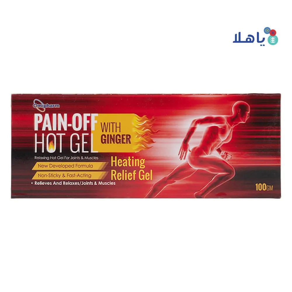 Omipharm Pain-Off Hot Gel With Ginger 100gm