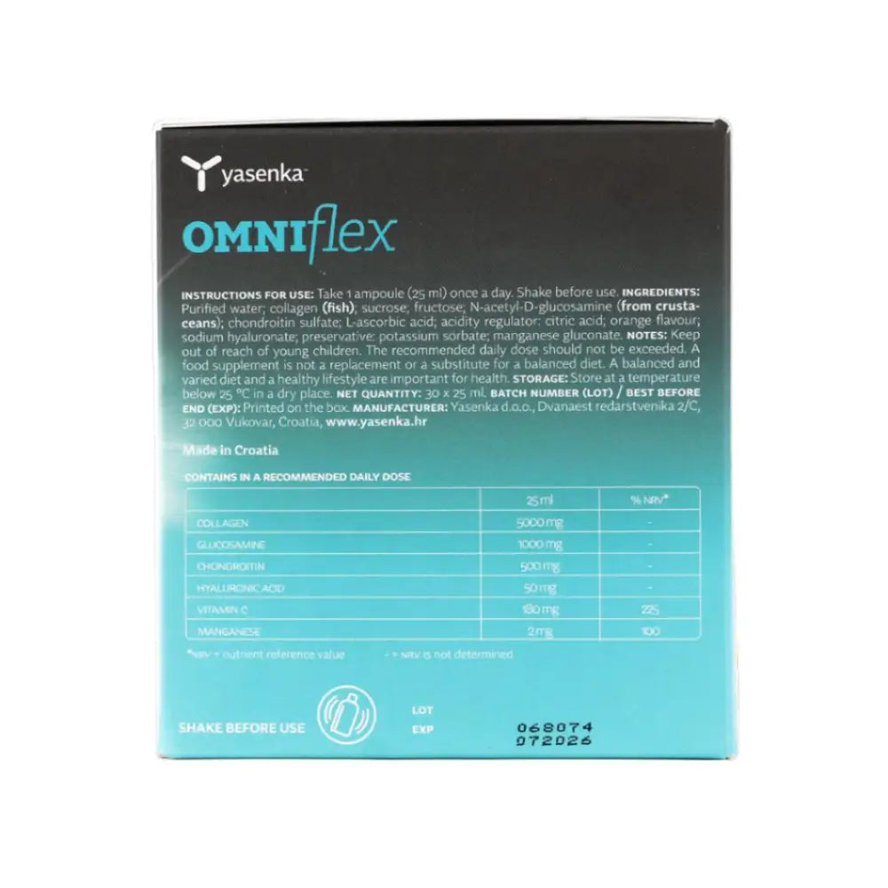 Omniflex Plus 30x25ml Ampoules