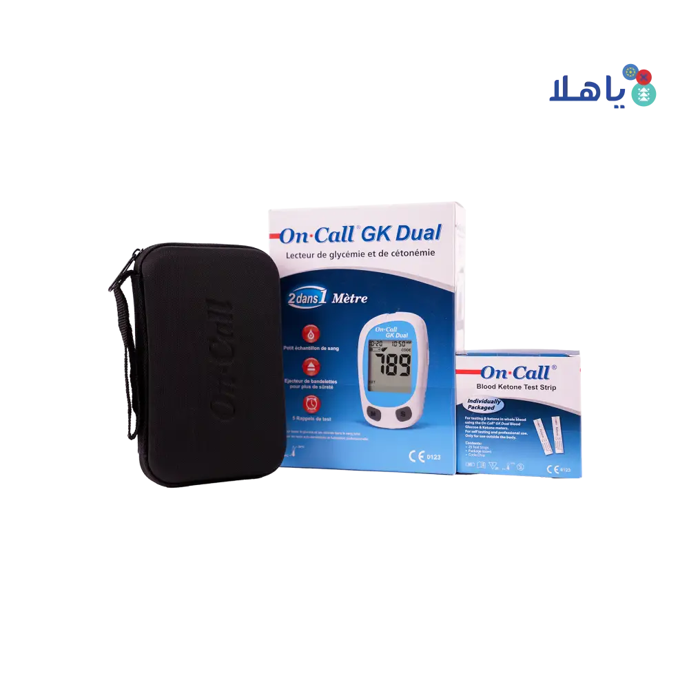 On Call GK Dual Ketone Meter+25 Strips(mmol/dL)