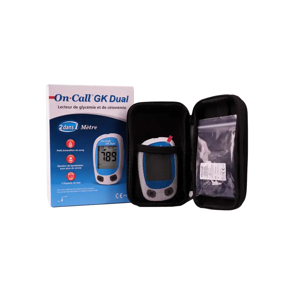 ACON - On Call GK Dual Ketone Meter+25 Strips(mmol/dL) - Pharmazone - 