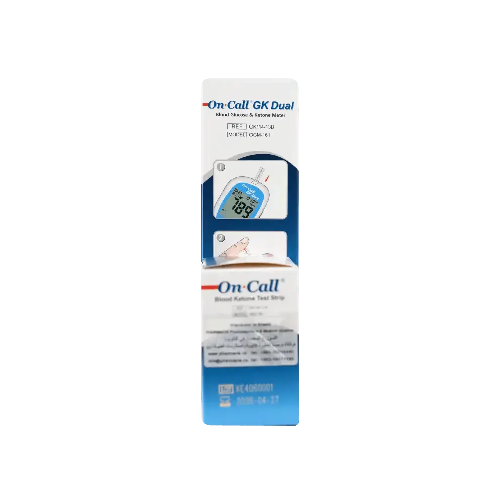 ACON - On Call GK Dual Ketone Meter+25 Strips(mmol/dL) - Pharmazone - 