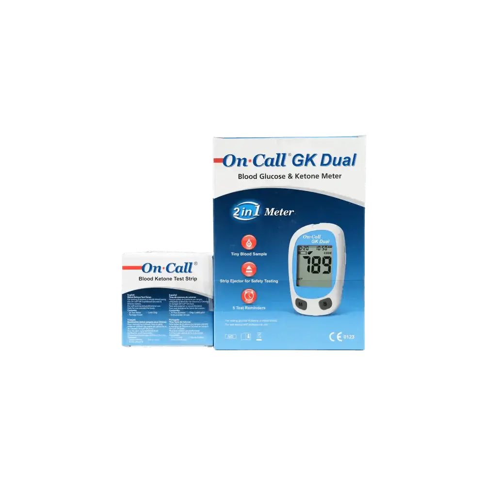 ACON - On Call GK Dual Ketone Meter+25 Strips(mmol/dL) - Pharmazone - 