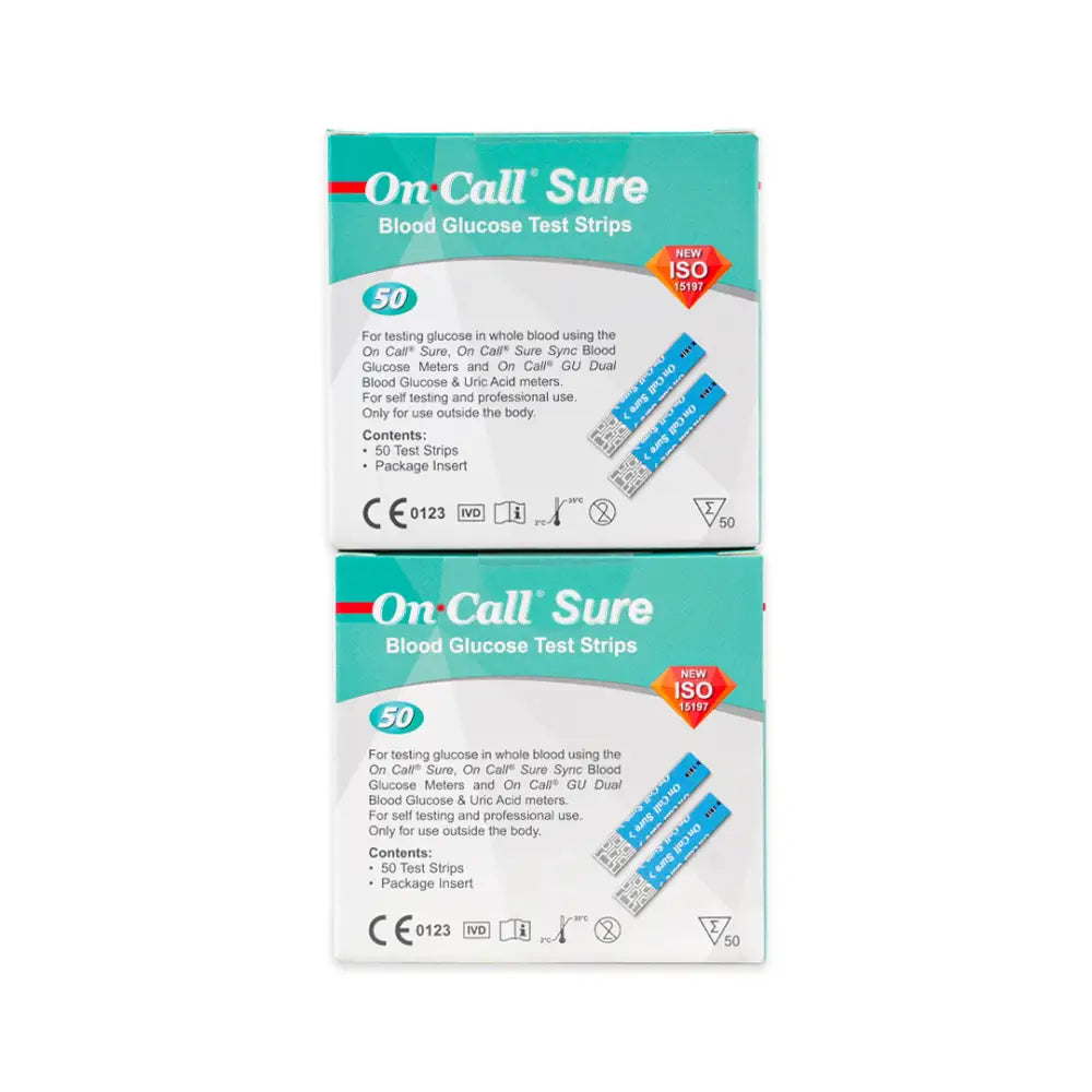 On Call Sure 50 Strips Duo Set