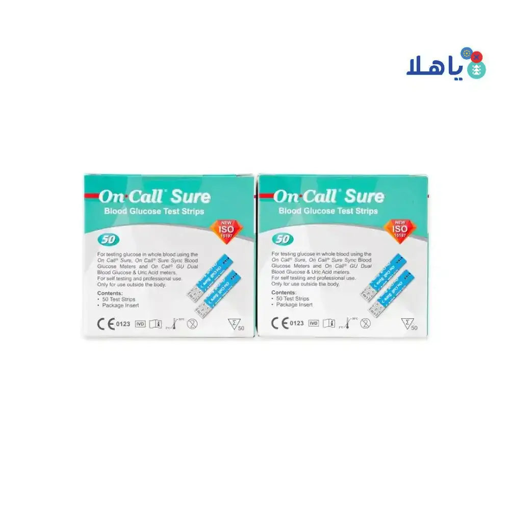 On Call - On Call Sure 50 Strips Duo Set - Pharmazone - 