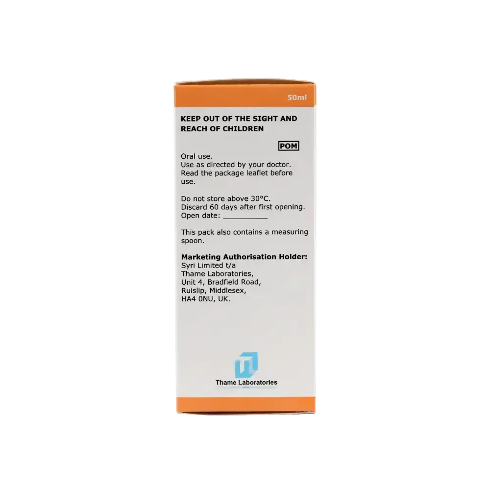 Thame Laboratories - Ondansetron Thame 4mg / 5ml Syrup 50ml - Pharmazone - 