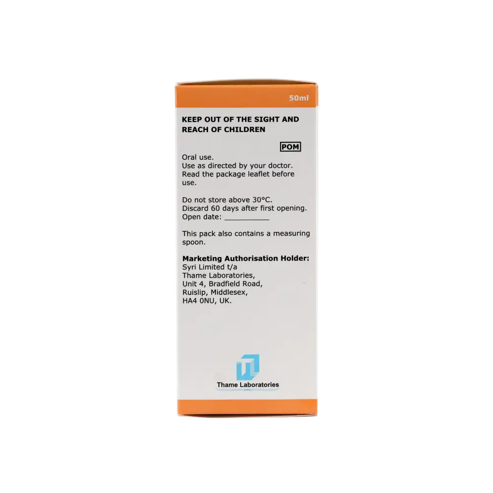 Ondansetron Thame 4mg / 5ml Syrup 50ml