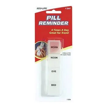 Acu-Life Daily 4x Pill Reminder-188BW