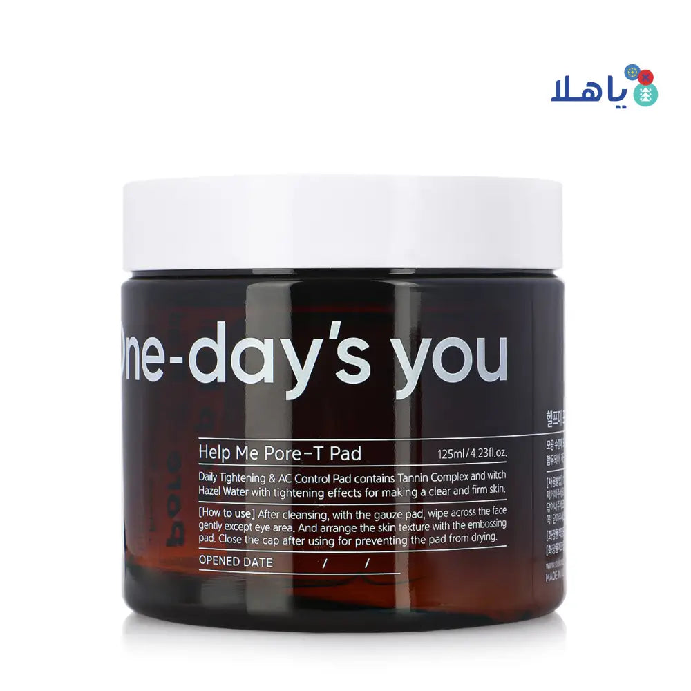 One Days You - Help Me Pore-T Pad 125ml