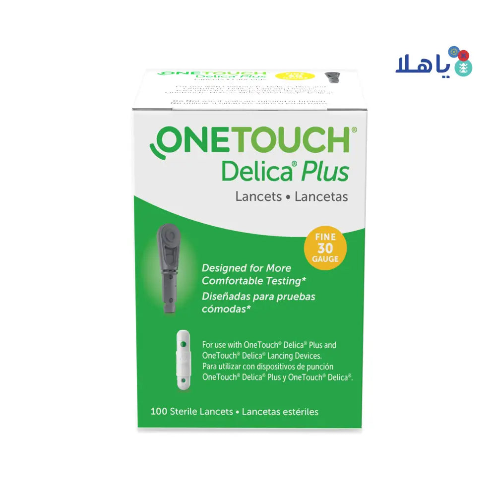 One Touch Delica Plus Lancets 100pcs