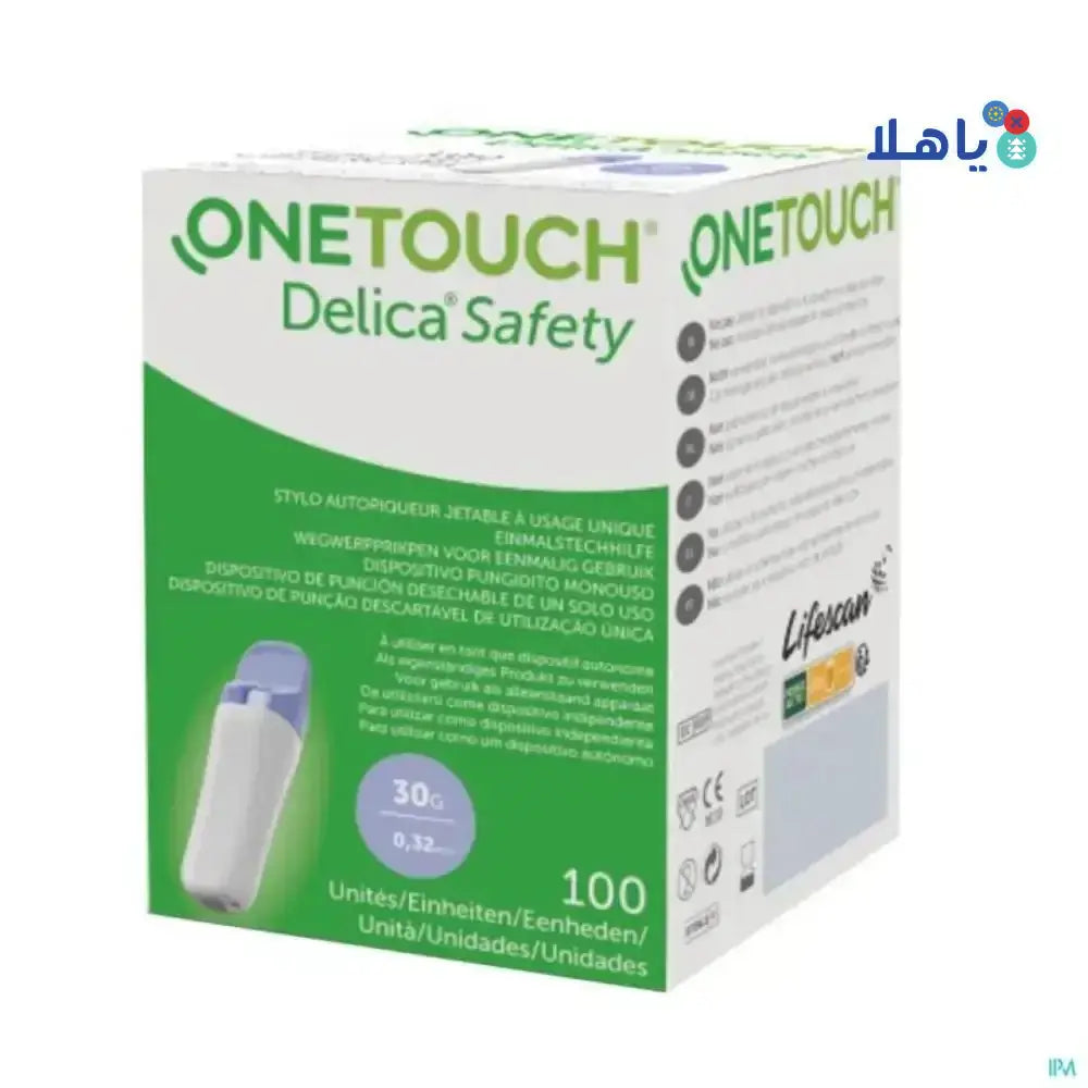 Lifescan - One Touch Delica Safety Single Use Lancing Device 100pcs - Pharmazone - 