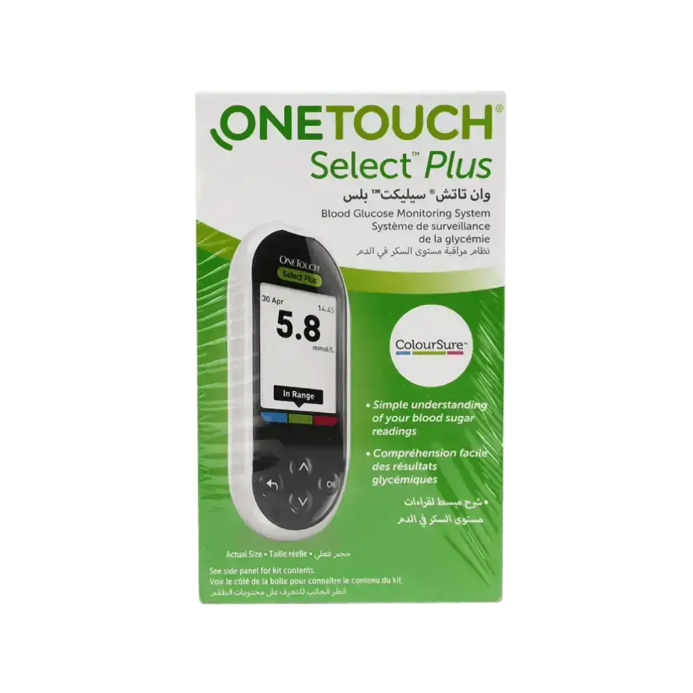 Lifescan - One Touch Select Plus Glucometer+50 Strips - Pharmazone - 