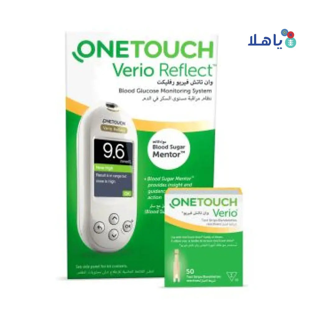 One Touch Verio Reflect Glucometer+50 Strips