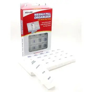 Acu-Life Weekly 4x/Day Pill Organizer-128B