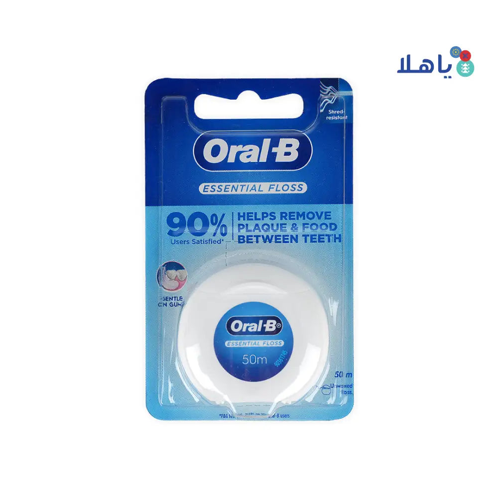 Oral-B Essential Floss Unwaxed 50m-514705