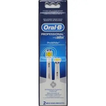 ORAL-B PRO WHITE 2 BRUSH HEADS FIT-(EB18-2) 317998
