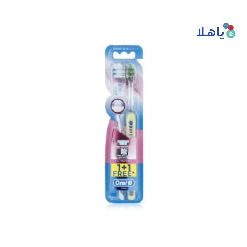 ORAL-B ULTRATHIN PRECISION CLEAN 1+1 TOOTHBRUSH 58696