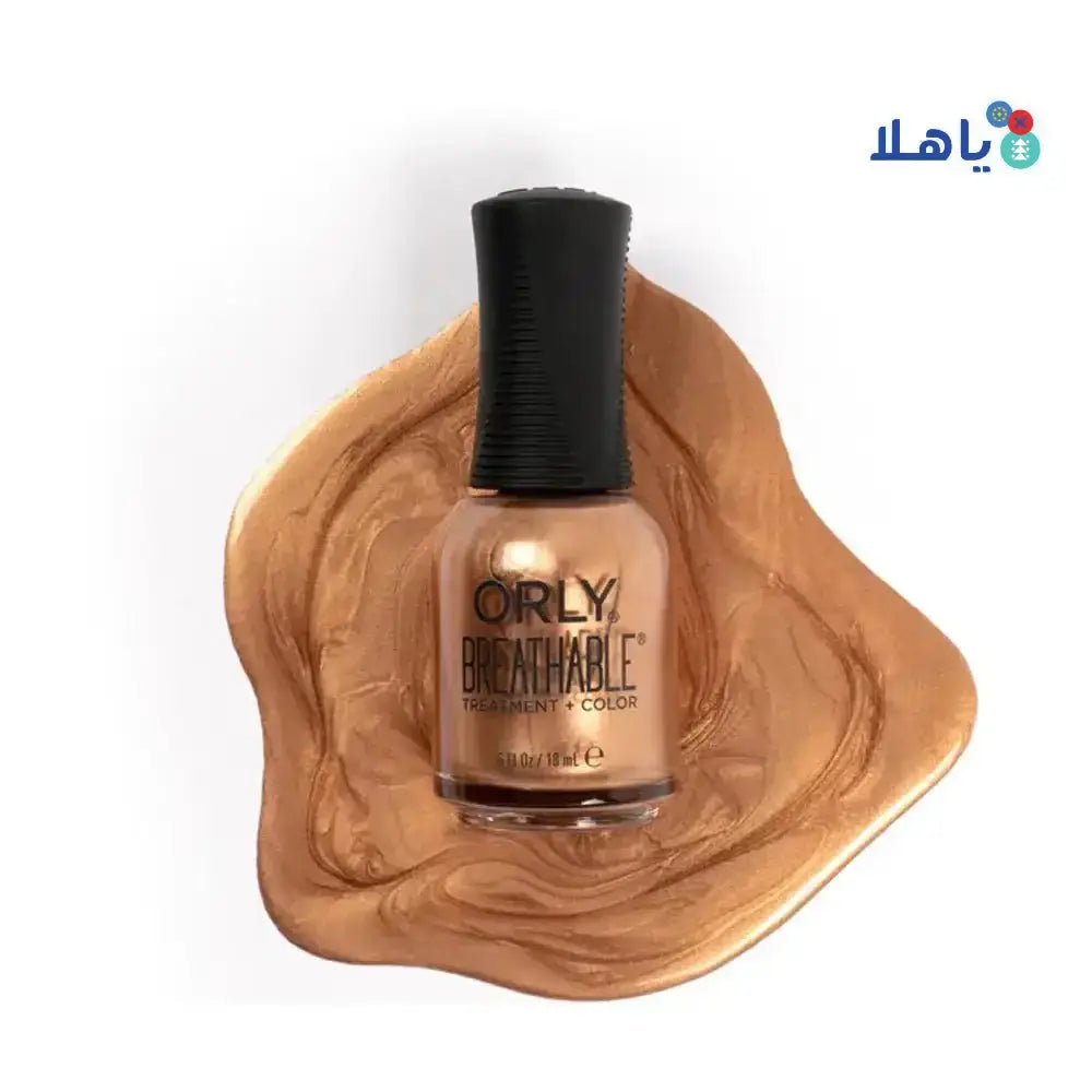 ORLY BEAUTY - ORLY BREATHABLE NAIL POLISH GOLDEN GIRL 18ML - Pharmazone - 