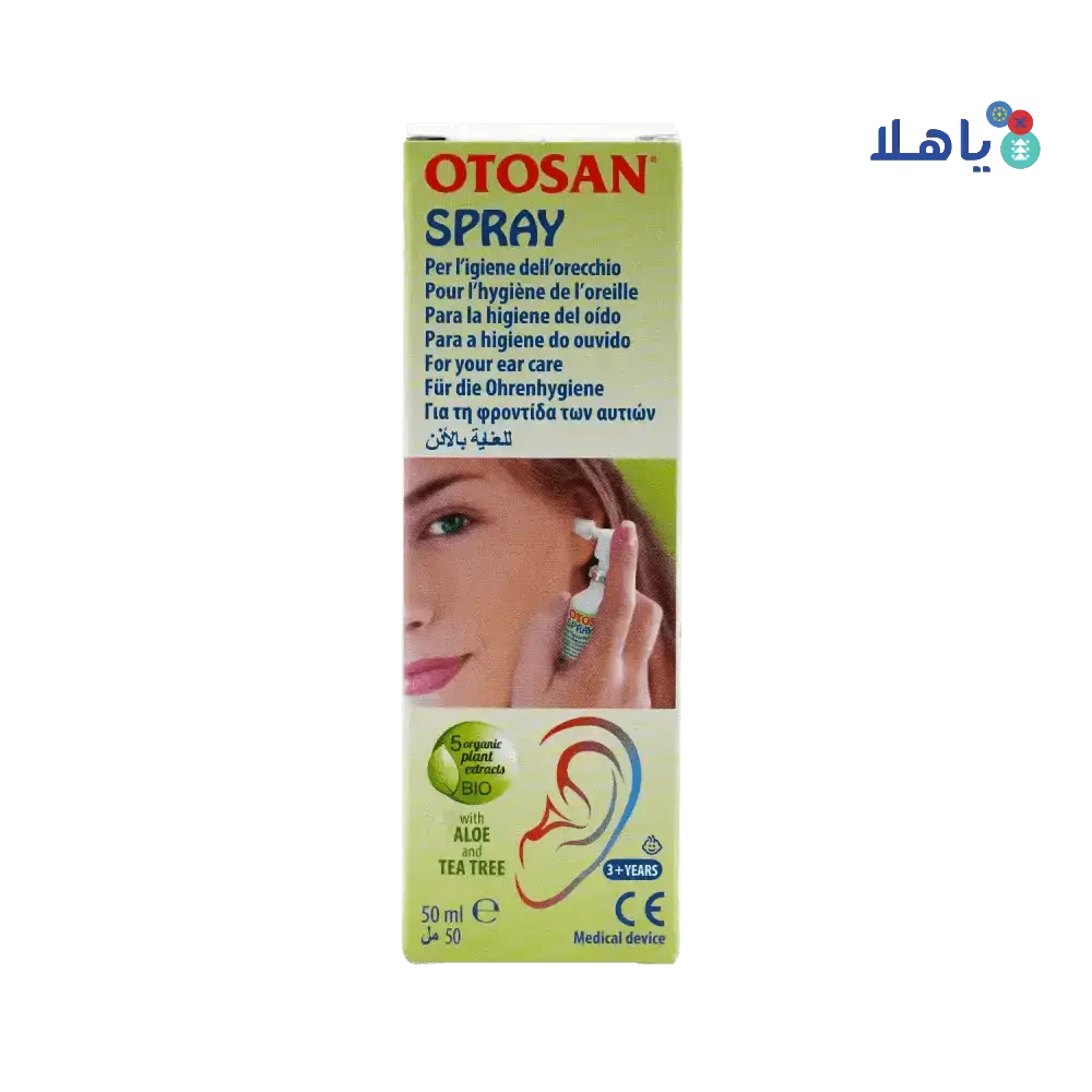 OTOSAN - Otosan Ear Spray (3+)Years 50ml â€“ Aloe & Tea Tree - Pharmazone - 